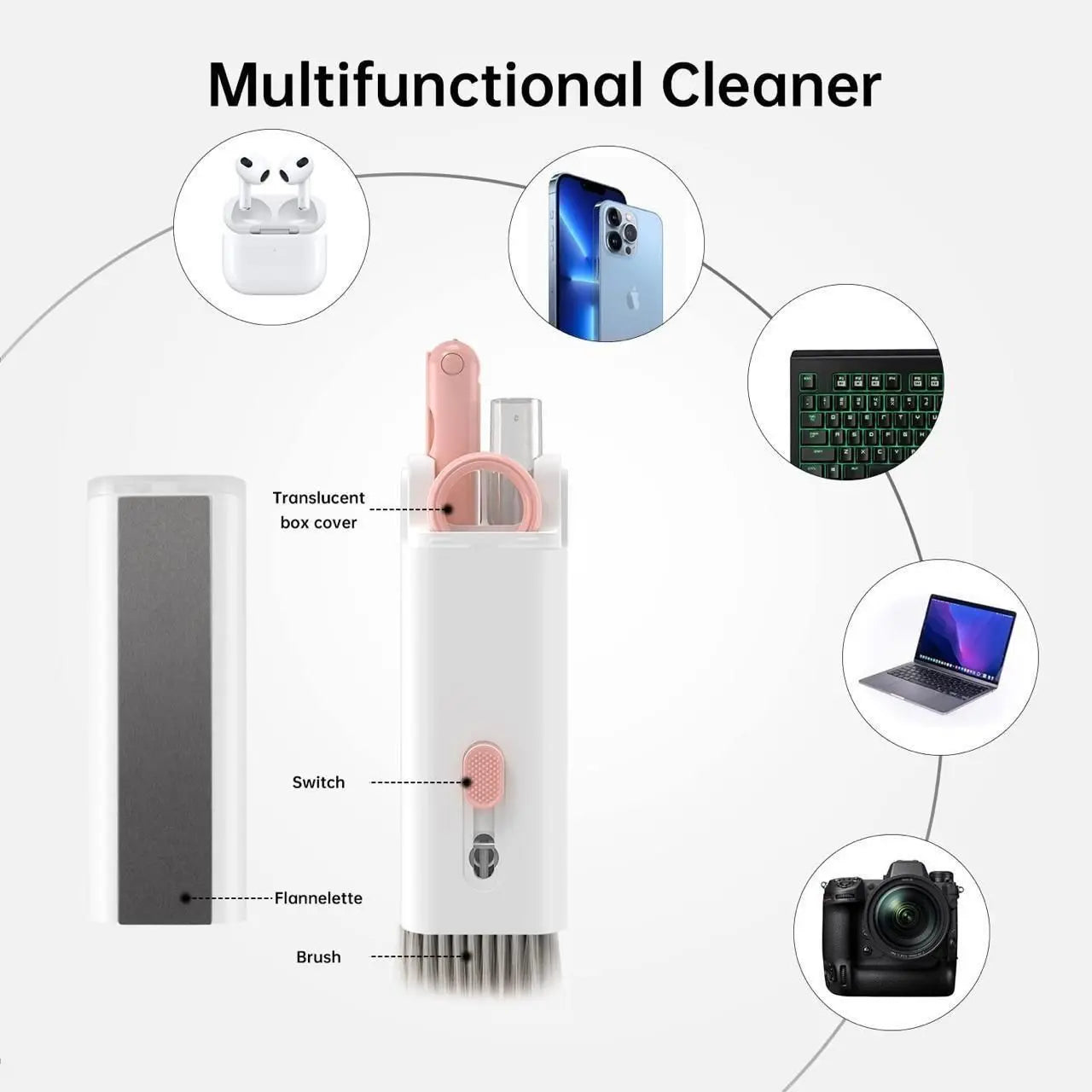 7 in 1 Electronic Cleaner Kit with Brush LASATECH