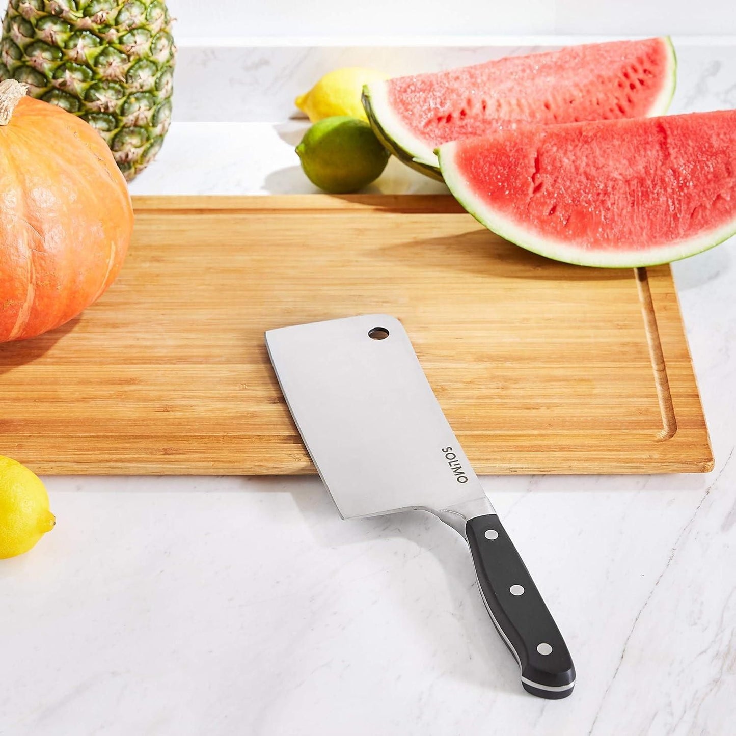 High-Carbon Stainless Steel Meat Cleaver/Knife LASATECH