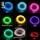 5M EL Wire Car Interior Light Neon Light, Dance Party Decor Light Neon LED Lamp Flexible EL Wire Rope Tube Waterproof LED Strip ? (Only EL Wire) LASATECH