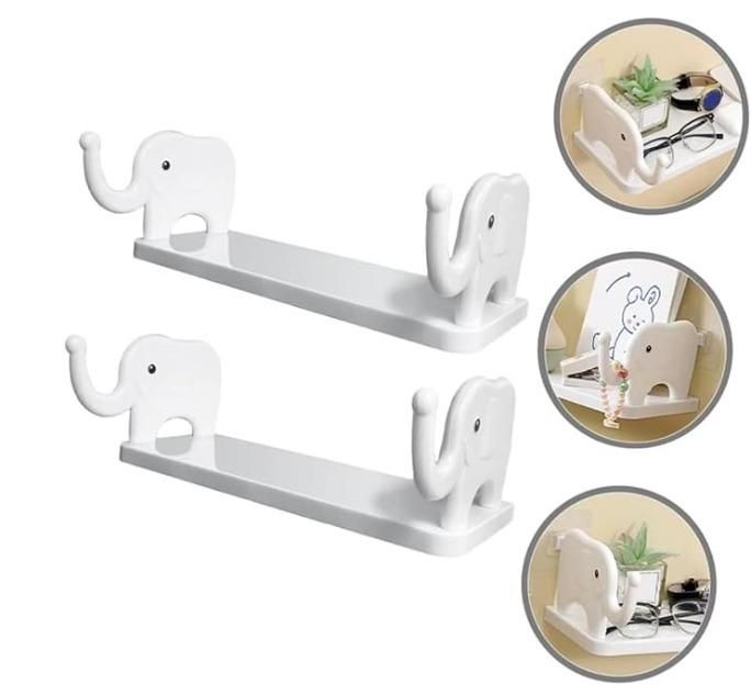 Self Adhesive Floating Shelves Wall Shelf (Pack Of 1) LASATECH