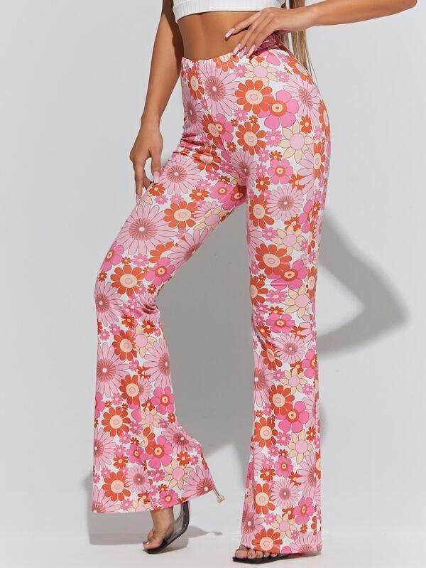 Women's Flat Front Casual Trousers LASATECH
