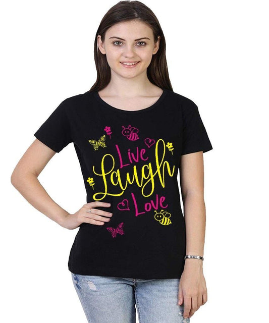 Women's Cotton Printed T-Shirt LASATECH