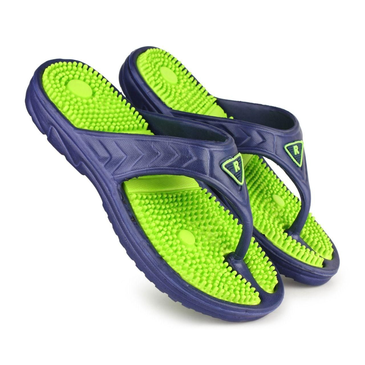 Monex Stylist Green Slipper For Men