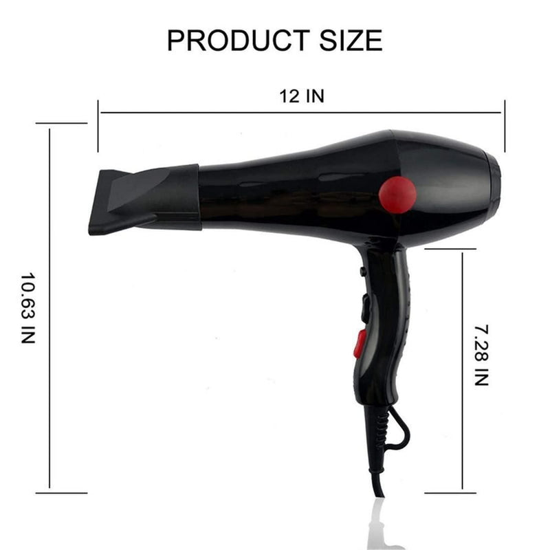 Hot and Cold Hair Dryer With Temperature Setting LASATECH
