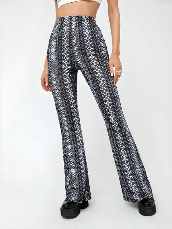 Women's Flat Front Casual Trousers LASATECH