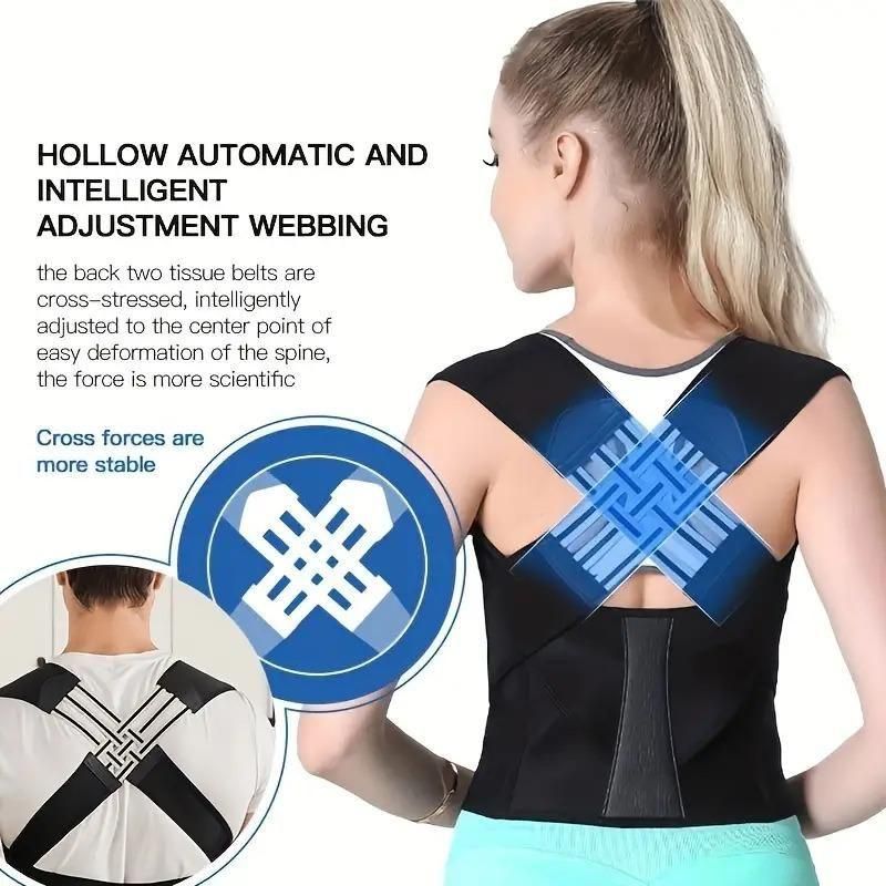 Adjustable Back Posture Corrector/ Slouching Relieve Pain Belt Women Men LASATECH