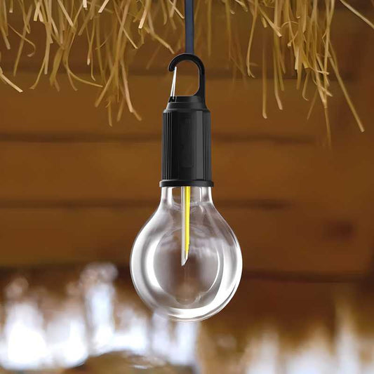 Decorative Hanging Bulb with 3 Modes Tent Lamp for Camping Pack of 1 LASATECH