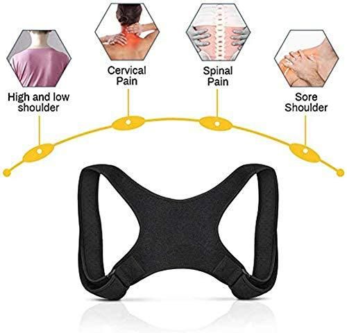 Adjustable Posture Corrector Back Support Children Shoulder Belt LASATECH