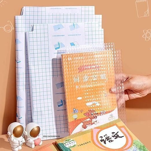 3 Different Size Transparent Sticker Books Cover LASATECH