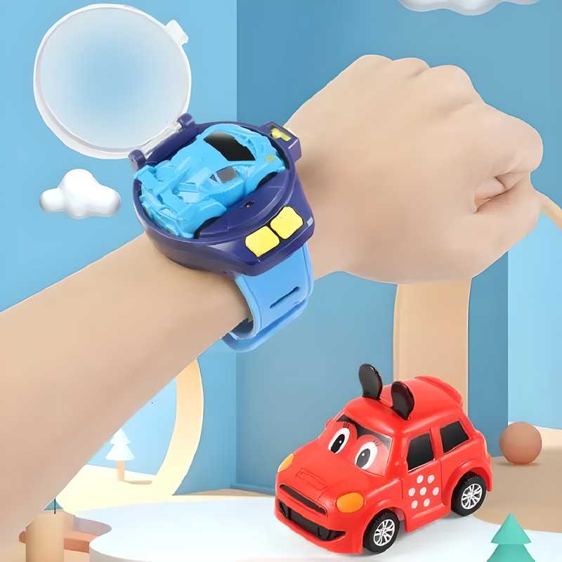 Speed Up Car Cartoon Mini Watch Car Toy, Usb Rechargeable Remote Control Toy LASATECH