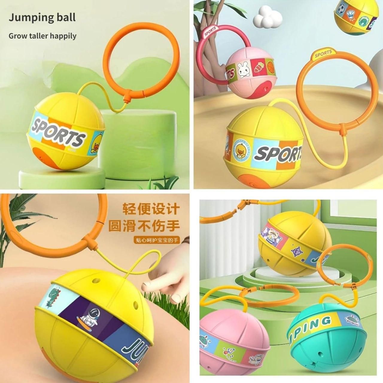 Skip Ball, Portable Foldable Colorful Flash Wheel Swing Ball, Kids Toys LASATECH