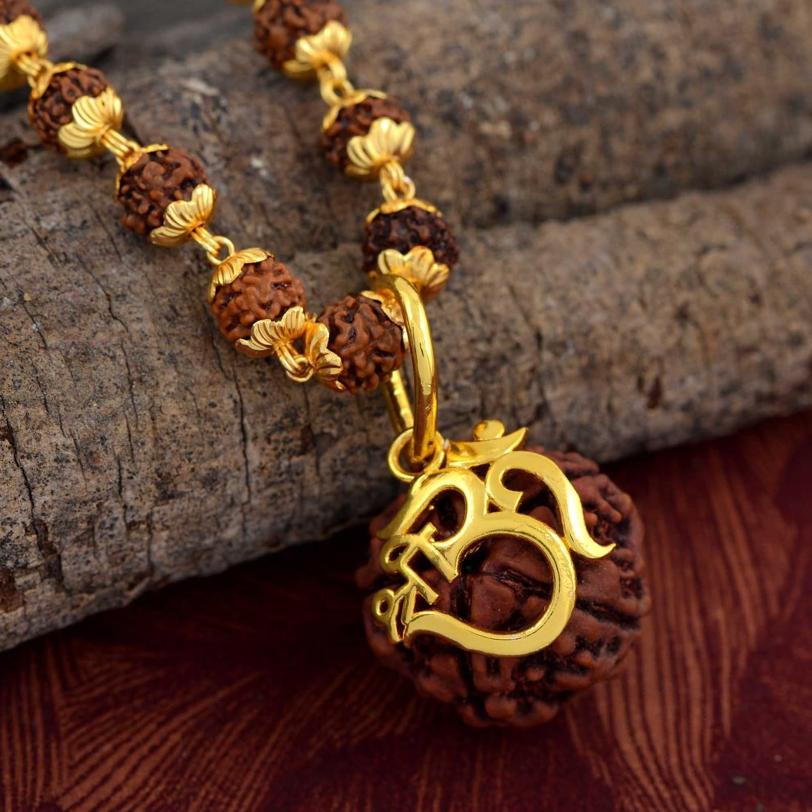 5 Mukhi Rudraksha Chain LASATECH