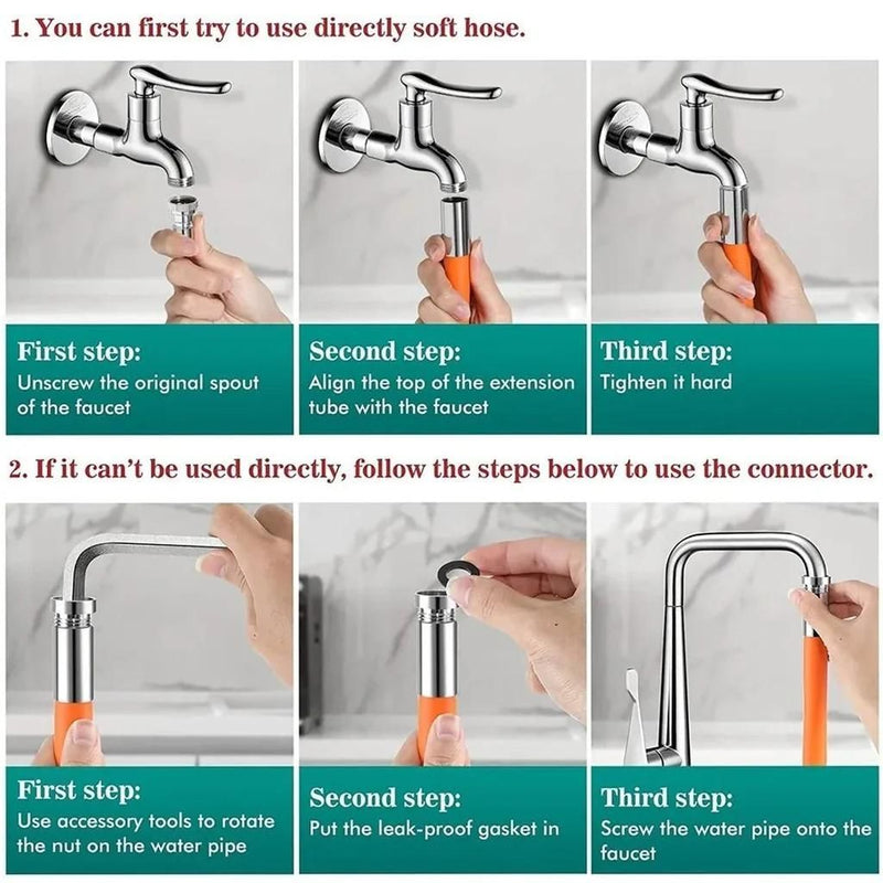 Water Tap Extender Tube - Proof Faucet Extender LASATECH