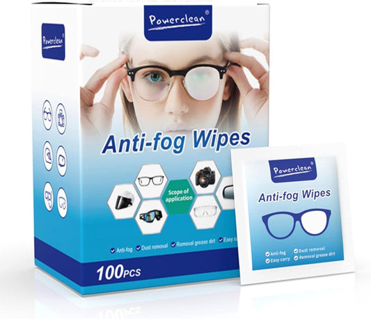 Anti Fog Wipes for Glasses (100 Pcs) LASATECH