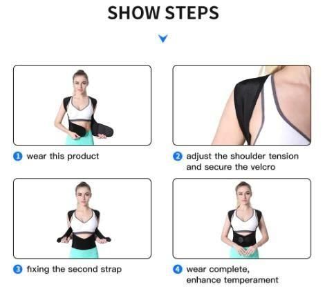 Adjustable Back Posture Corrector/ Slouching Relieve Pain Belt Women Men LASATECH