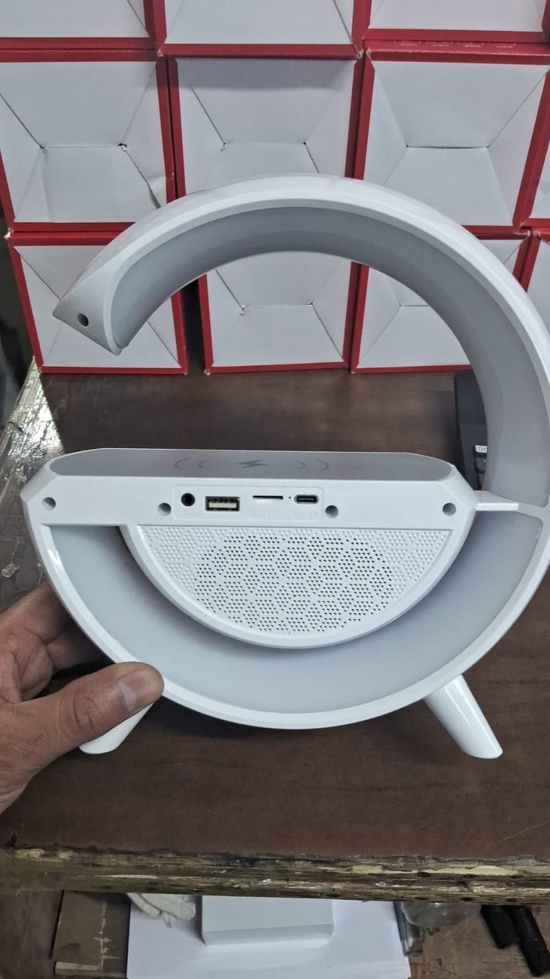 Wireless Charging Atmosphere Lamp with Bluetooth Speaker LASATECH