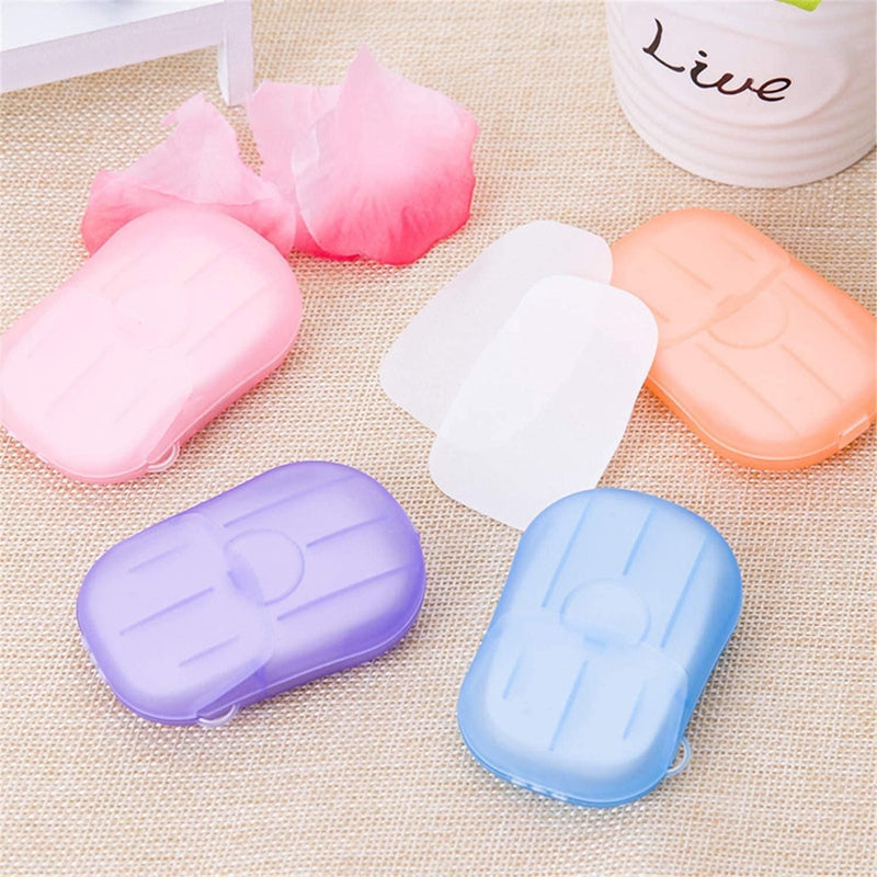 3 Pcs Portable Disposable Mini Scented Paper Soap LASATECH