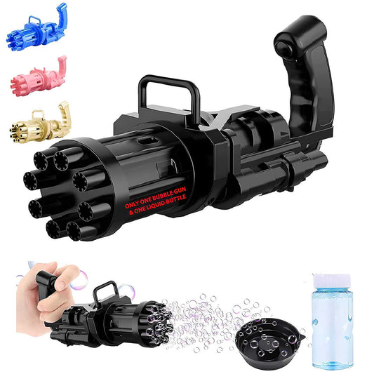 Rocket Launcher Electric Bubble Machine Gun for Toddlers Toys LASATECH