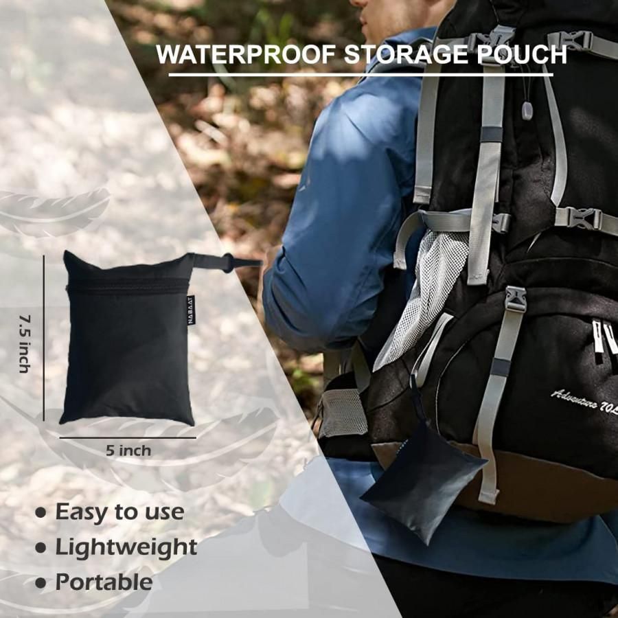 Waterproof Black Cover with Pouch LASATECH