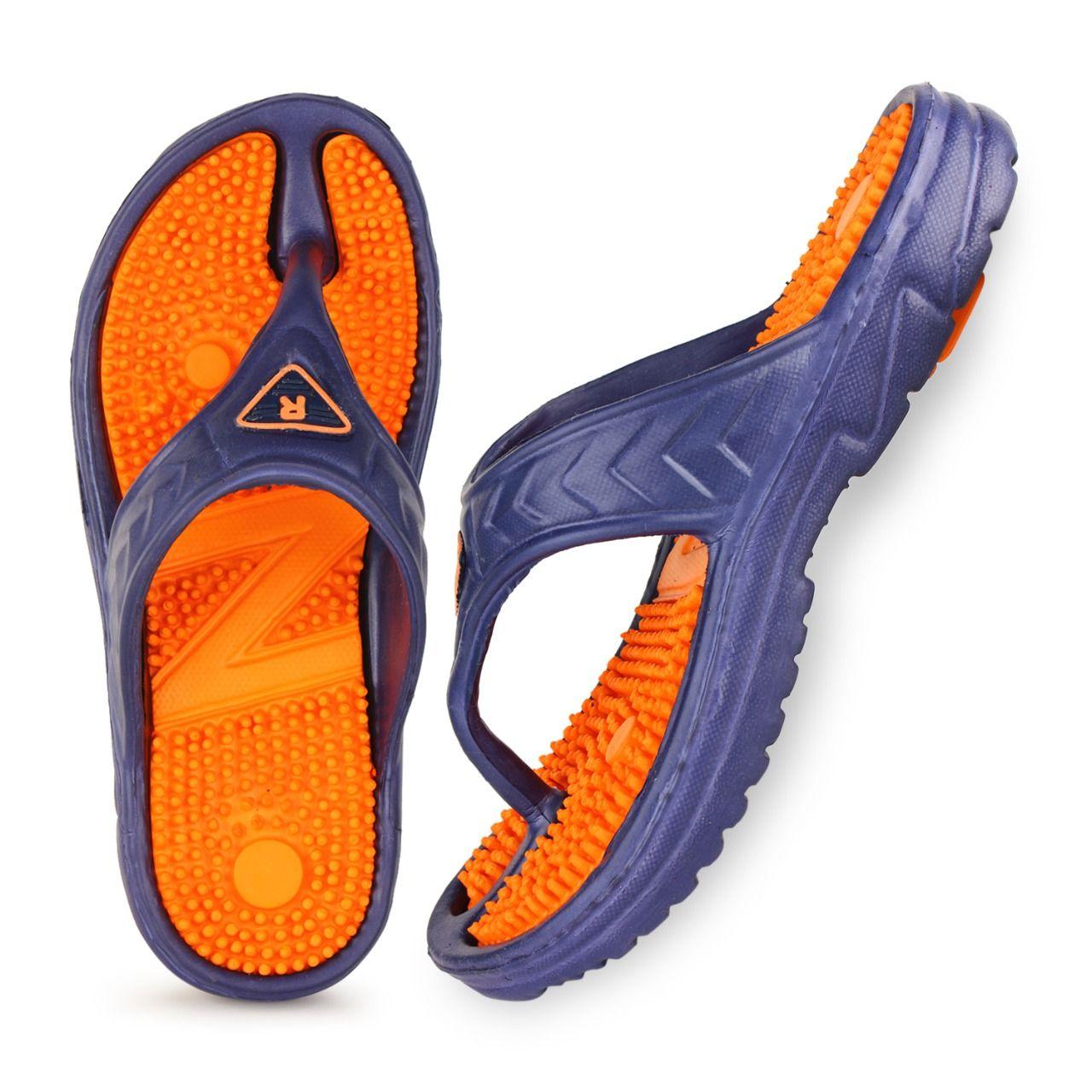 Monex Stylist Orange Slipper For Men