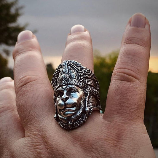 Hanuman Ring Sterling Silver LASATECH