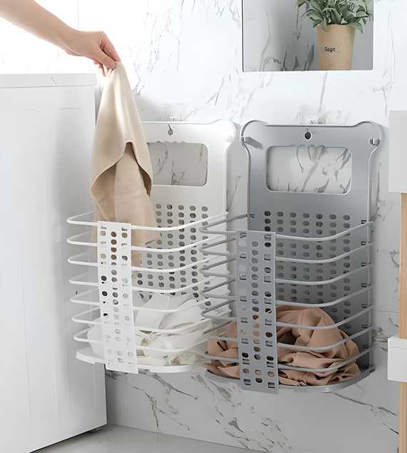 Plastic Multipurpose Hanging Laundry Basket LASATECH
