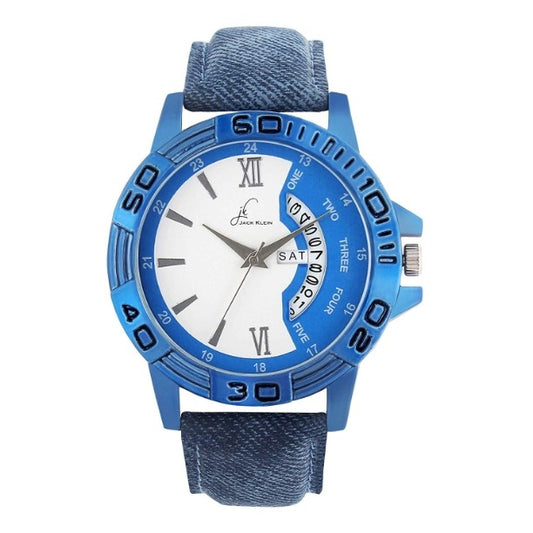 Blue Sporty Multi Function Day And Date Working Wrist Watch LASATECH