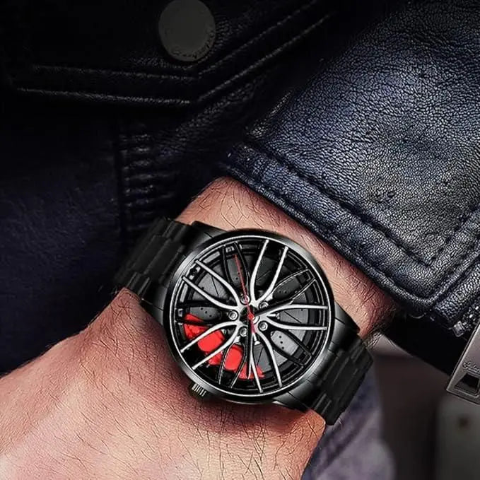 Stereoscopic Car Wheel Watch LASATECH