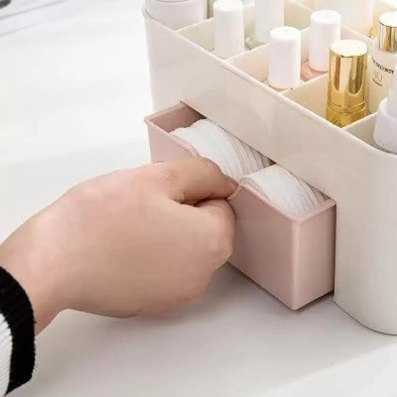 6 Slots And 1 Mini Drawer In This Beauty Organizer for Makeup Tools LASATECH