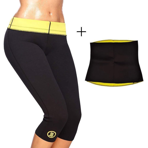 Combo Hot Shaper Pants and Hot Shaper Slimming Belt for Man & Women LASATECH