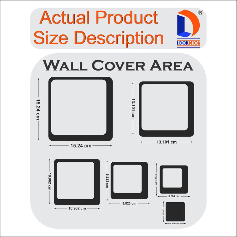 3D Acrylic Mirror Wall Sticker Decoration LASATECH