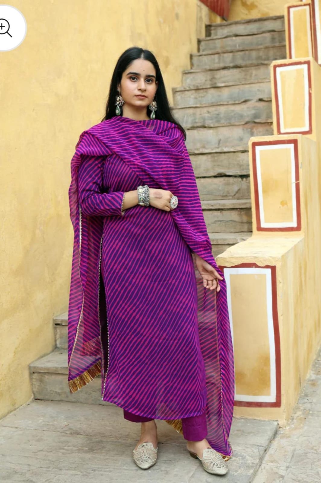 Amazing Long Kurti with Pant & Dupatta Set