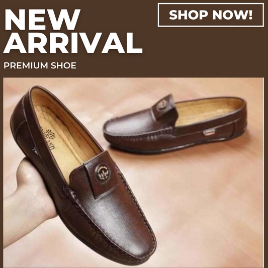 Woodland Luxury Tan Leather Loafers