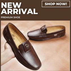 Woodland Luxury Tan Leather Loafers