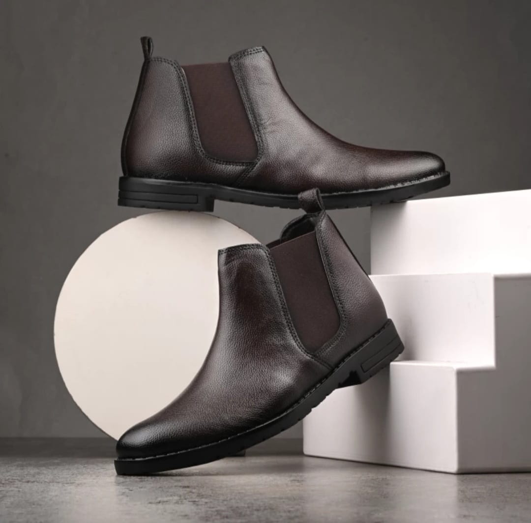 Premium Leather Chelsea Boots for Men – Stylish, Durable & Comfortable