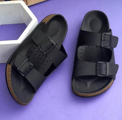 Men's Double-Strap Buckle Sandals