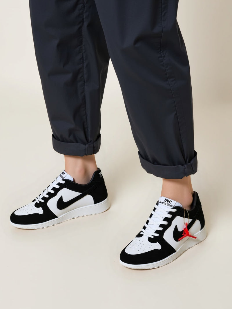 Inspired Black & White Low-Top Sneakers – Classic Streetwear Vibe