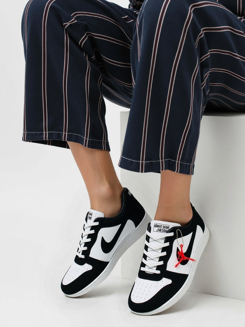 Inspired Black & White Low-Top Sneakers – Classic Streetwear Vibe