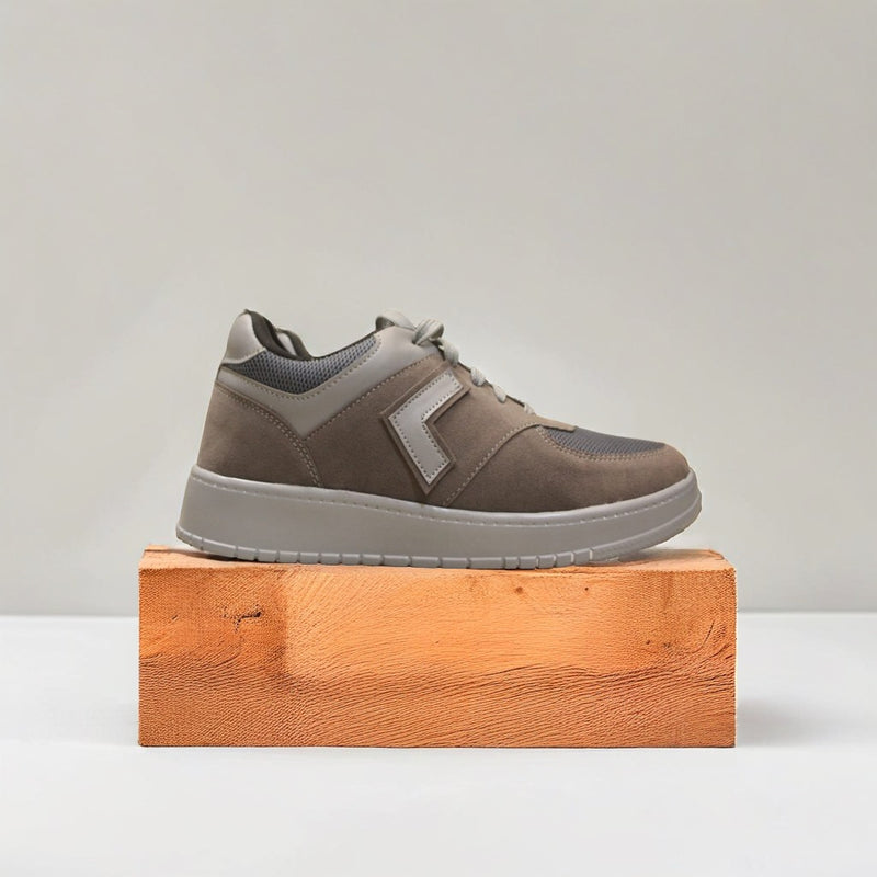 Zovra Glide | Taupe Luxe Sneakers for Effortless Comfort & Style