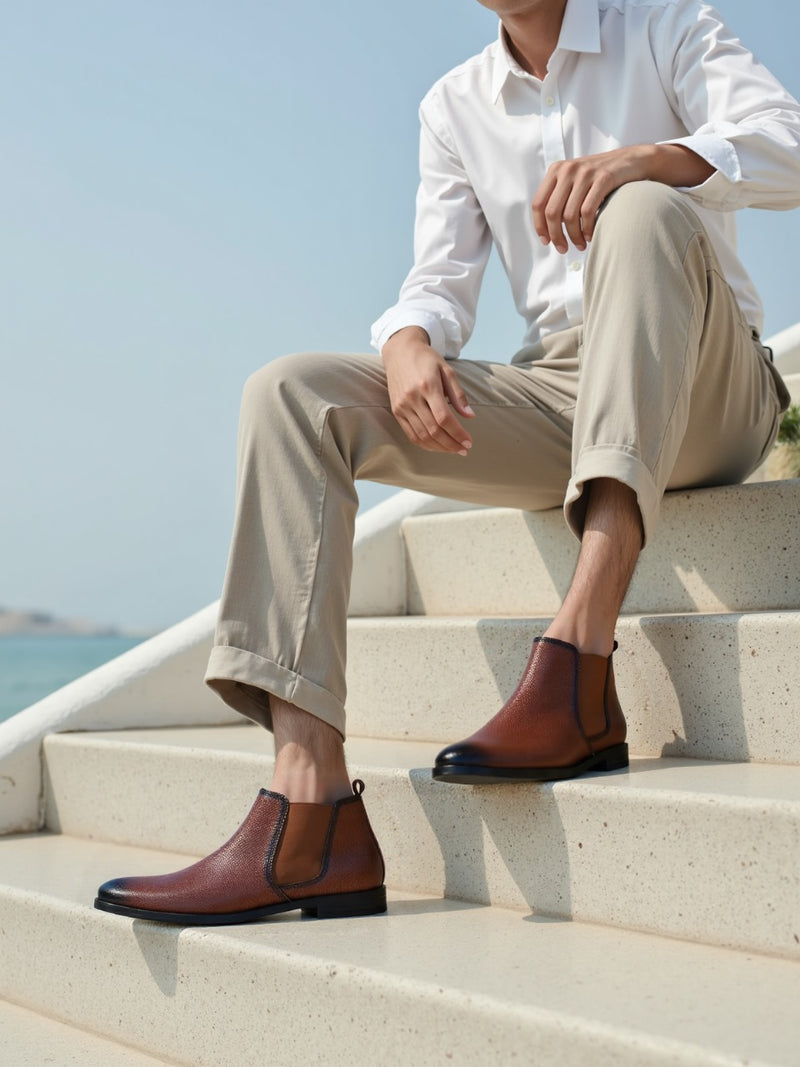 Premium Leather Chelsea Boots for Men – Stylish, Durable & Comfortable
