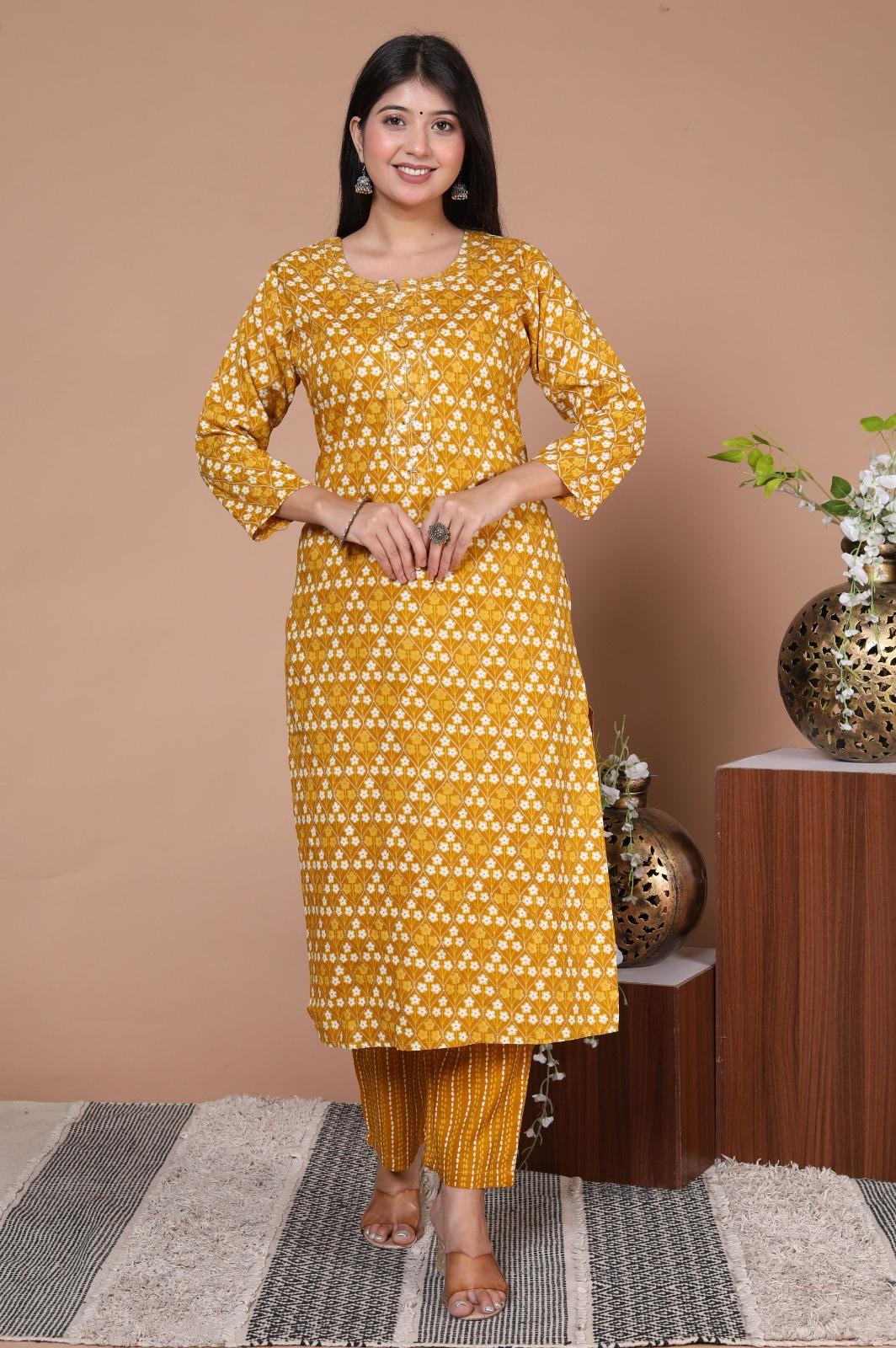 Rayon Printed Kurta