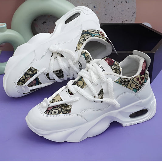 Trendy Printed Sneakers for Men & Women – Stylish and Comfortable